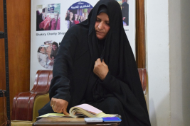 فرع النجف :- تسليم الكفاله الشهريه المستلمه من قبل السيد / جلال فيروز