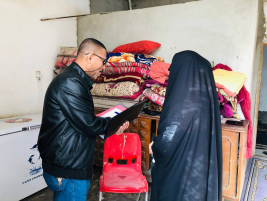 فرع مدينة الصدر: أرملة لديها ثلاثة ايتام تناشد الخيرين لمساعدتها