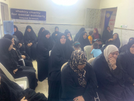  فرع البياع / عائله المرحوم محمد سعيد يسلمون سلات غذائيه لعوائل الايتام والمتعففين