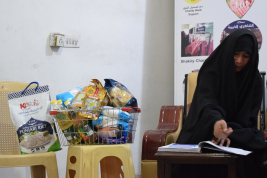 فرع النجف: تسليم الكفالة الشهرية المقدمة من السيد/ بهاء الموسوي