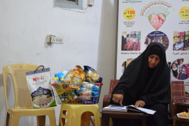 فرع النجف: تسليم الكفالة الشهرية المقدمة من السيد/ زيد الواسطي