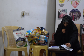 فرع النجف: تسليم الكفالة الشهرية المقدمة من السيد/ علي التميمي