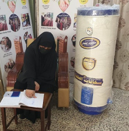 فرع النجف: تسليم الكفالة الشهرية المقدمة من السيد/ فاعل خير