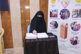 فرع البصرة: تسليم الكفالة الشهرية المقدمة من السيد/ فراس كاظم