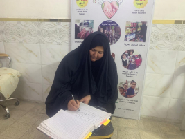 فرع البياع: تسليم الكفالة الشهرية المقدمة من السيد/ نبيل البزاز