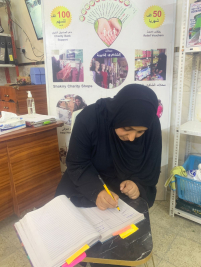 فرع البياع: تسليم التبرع الوارد من (تبرعات المحسنين الكرام)