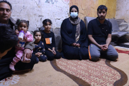 .زيارة ميدانية لأسرة متعففة من ذوي الايتام تعاني من شظف العيش وصعوبته 