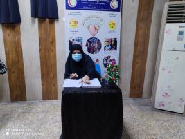 تسليم المساعدات الخيرية لاسرة المتعففة ( أميره . خ . م  ) 