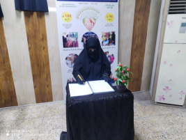 فرع البصرة: تسليم التبرع الوارد من (السيدة/ مي كبة)