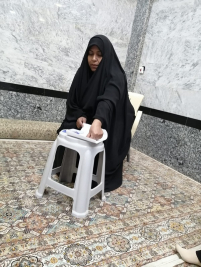 فرع النجف: تسليم التبرع الوارد من (تبرعات المحسنين الكرام) 