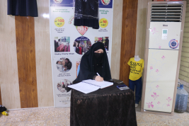 فرع البصرة: تسليم الكفالة الشهرية المقدمة من (السيد/ عماد عبود)