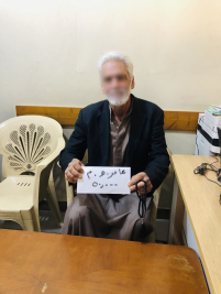 فرع الكريعات: تسليم التبرع الوارد من (السيد/ سايمون ديلي)