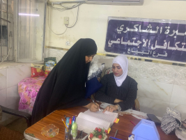 فرع البياع: تسليم الكفالة الشهرية المقدمة من (السيد/ نبيل البزاز) 