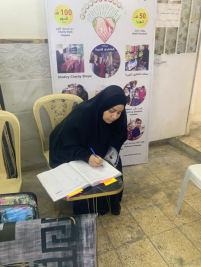 فرع البياع: تسليم كفالة الأيتام الشهرية المقدمة من (السيد انمار) 