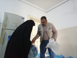 فرع النجف :- مستمرون بعملنا الانساني من خلال مبرة الشاكري للتكافل الاجتماعي