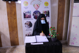 فرع البصرة :تسليم المساعدات الإنسانية المقدمة من المتبرع الفاضل/ السيد عماد عبود