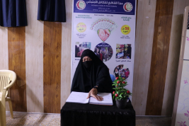 فرع البصرة :تسليم المساعدات الإنسانية المقدمة من المتبرع الفاضل/ السيد انمار 