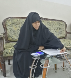 فرع النجف :-  تسليم الكفالة الطبية المقدمة من (الدكتورة/ سلام سميسم - لإبنة السيدة/ حنان) 