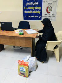 فرع مدينة الصدر: تسليم التبرع الوارد من (تبرعات المحسنين الكرام)