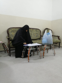 فرع النجف: تسليم التبرع الوارد من (تبرعات المحسنين الكرام)