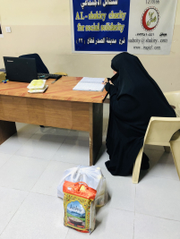 فرع مدينة الصدر : تسليم التبرع الوارد من تبرعات السادة المحسنين الكرام 