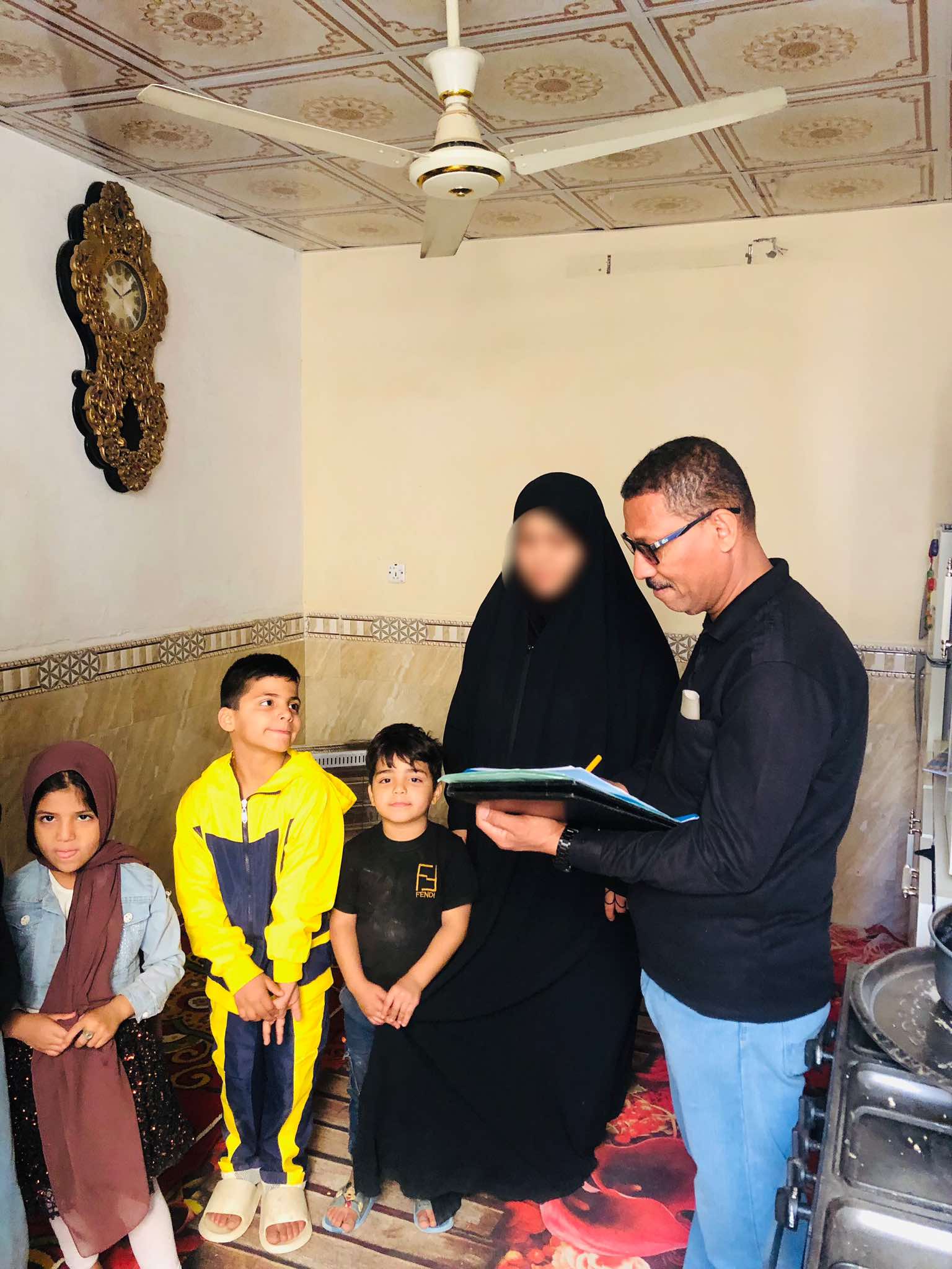 فرع مدينة الصدر: أرملة وأم لخمسة أيتام تناشد أصحاب القلوب الرحيمة لمد يد العون والمساعدة