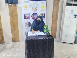 فرع البصرة: تسليم المساعدة العينية الواردة من (السيد/ عصام سلمان حبيب)