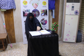 تسليم المتعففة الارملة ( نوال .س. كً ) كفالة الايتام الشهرية 