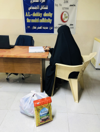فرع مدينة الصدر: تسليم كفالة الأيتام الشهرية المقدمة من (السيد/ حسن الركابي) 