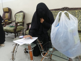 فرع النجف: تسليم الكفالة الشهرية المقدمة من (السيد/ فاعل خير)