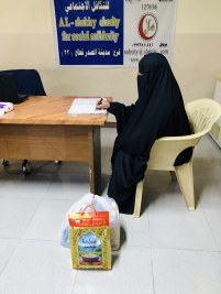 فرع مدينة الصدر: تسليم كفالة الأيتام الشهرية المقدمة من (السيد/ عماد عبود) 