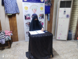فرع البصرة : تسليم كفالة الأيتام الشهرية من المتبرع الكريم / عماد عبود 