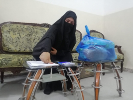 فرع النجف: تسليم الكفالة الشهرية المقدمة من (السيد/ نبيل البزاز)
