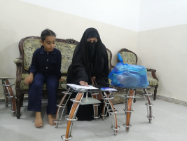 فرع النجف: تسليم الكفالة الشهرية المقدمة من (السيد/ نبيل البزاز)