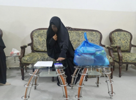 فرع النجف: تسليم الكفالة الشهرية المقدمة من (الدكتور/ أحمد موسى القزويني)