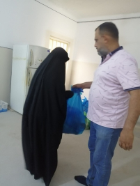 فرع النجف: تسليم التبرع الوارد من (السيد/ M. Mahmoud) 