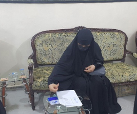 فرع النجف: تسليم الكفالة الشهرية المقدمة من (السيد/ حارث كبة)