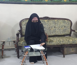فرع النجف: تسليم الكفالة الشهرية المقدمة من (السيد/ حارث كبة)