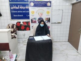فرع البصرة : تسليم كفالة الايتام الشهرية من المتبرع الكريم / علي حسين الصفار 