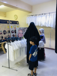 فرع مدينة الصدر : تسليم التبرع المقدم الى اسرة الارملة ( وجدان )