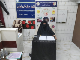 فرع البصرة: تسليم كفالة الأيتام الشهرية المقدمة من (السيدة/ اينار مجيد) 