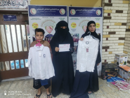 فرع البصرة: تسليم كفالة الأيتام الشهرية المقدمة من المتبرعة الكريمة / دعاء رعد