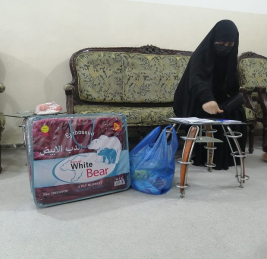 فرع النجف: تسليم كفالة الأيتام الشهرية المقدمة من (السيدة/ زينب . ع . ا )